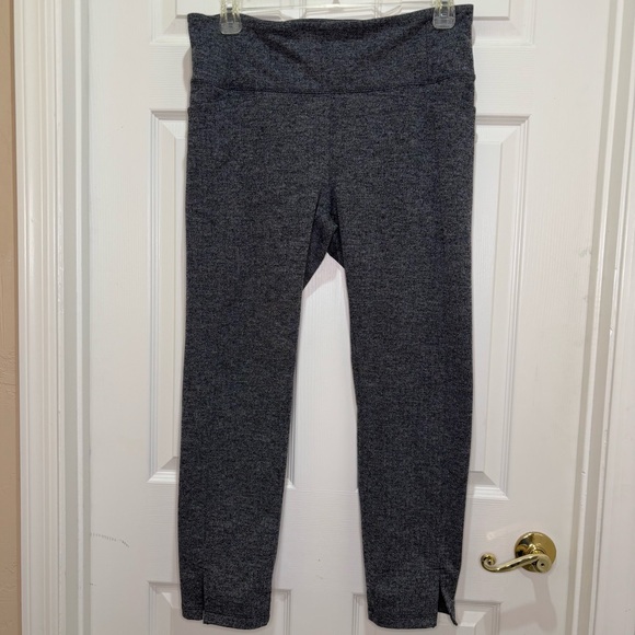 Athleta Herringbone Mercer Tight Black & White | size L - Picture 3 of 16